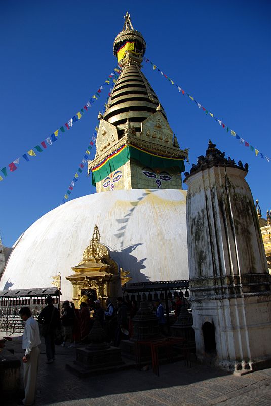 Kathmandu Swayambhunath 47 Swayambhunath Stupa From Southeast Corner 